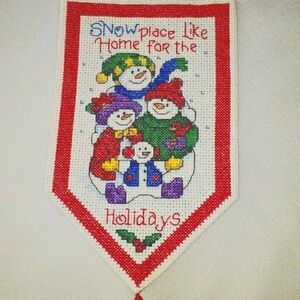 Snowman Family Wall Hanging